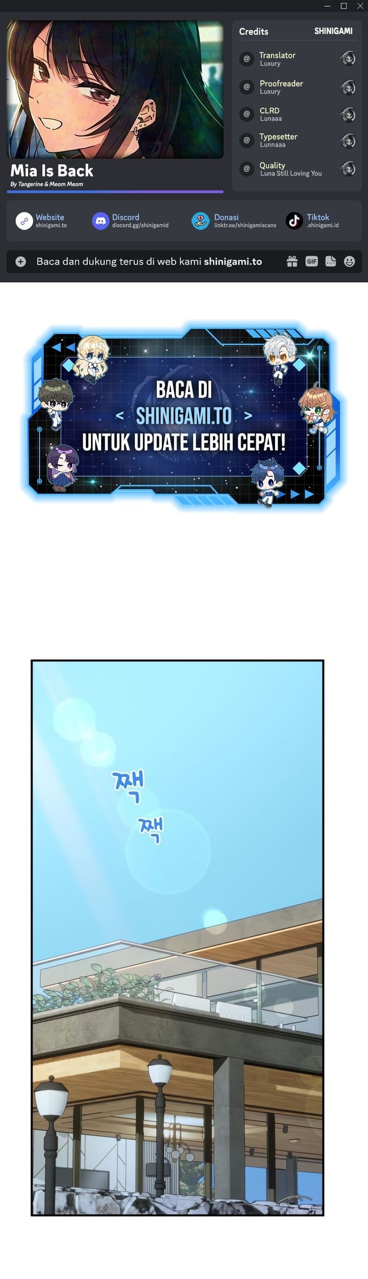 Komik Mia Has Returned Chapter 8 gambar nomor 1