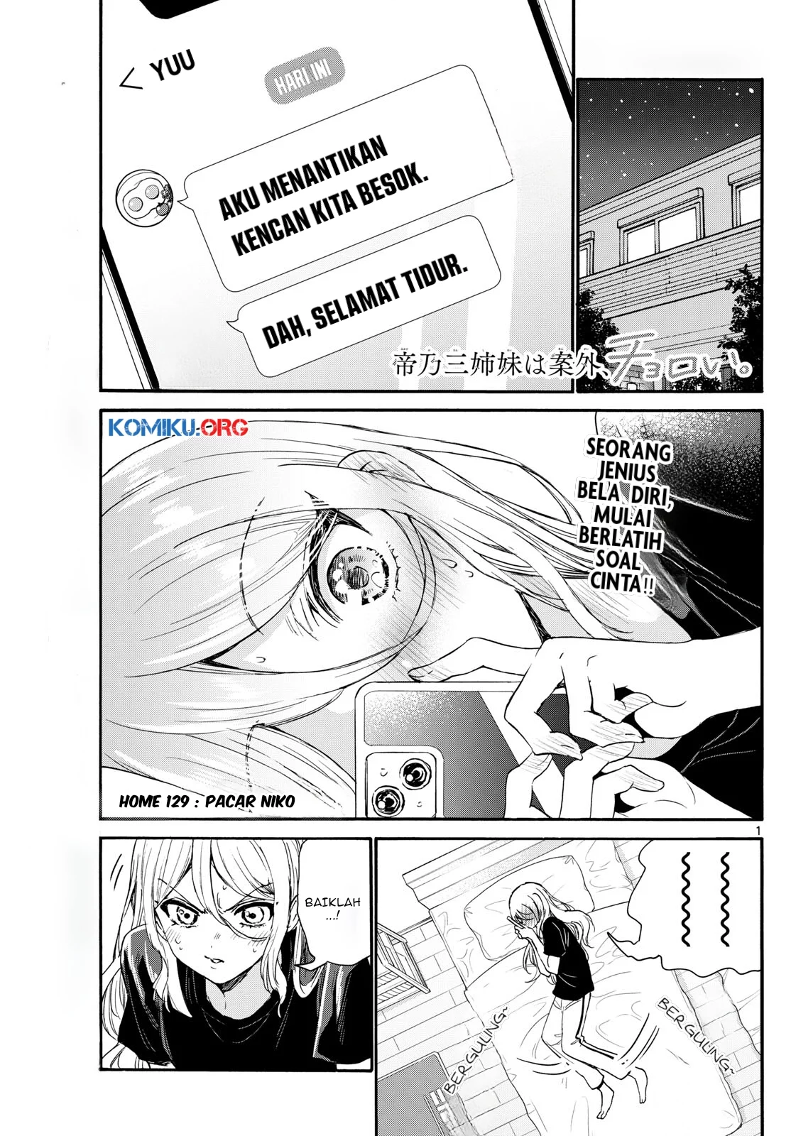 Manga Mikadono Sanshimai wa Angai, Choroi Chapter 129 gambar nomor 2