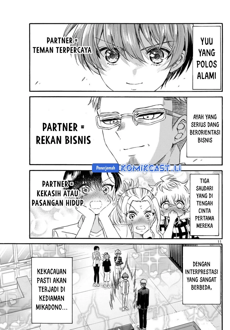 Mikadono Sanshimai wa Angai, Choroi Chapter 123 Gambar 11