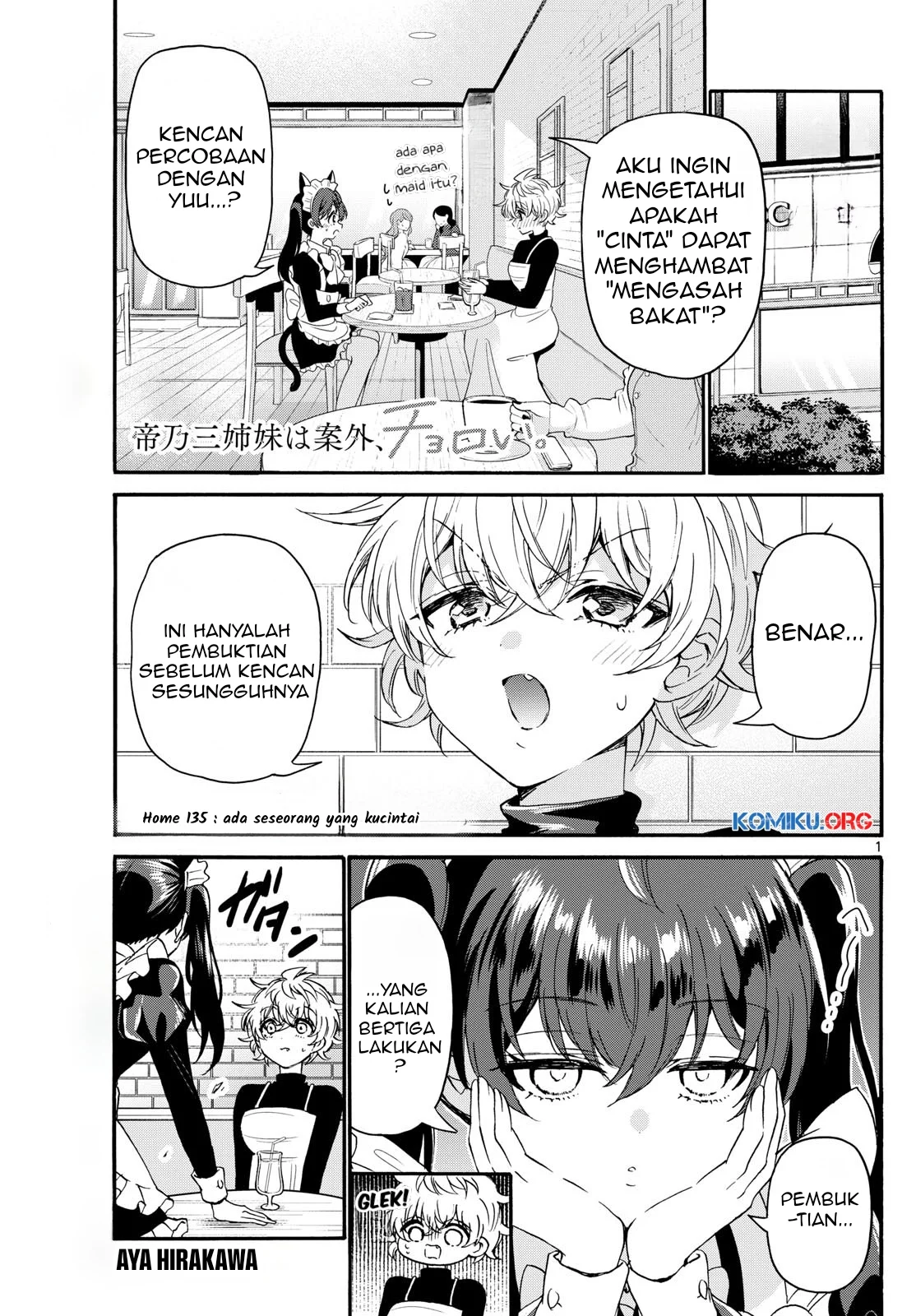 Manga Mikadono Sanshimai wa Angai, Choroi Chapter 135 gambar nomor 2