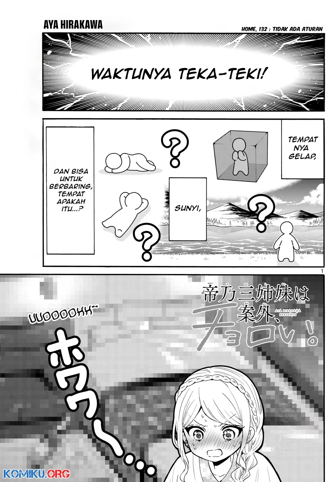 Manga Mikadono Sanshimai wa Angai, Choroi Chapter 132 gambar nomor 2