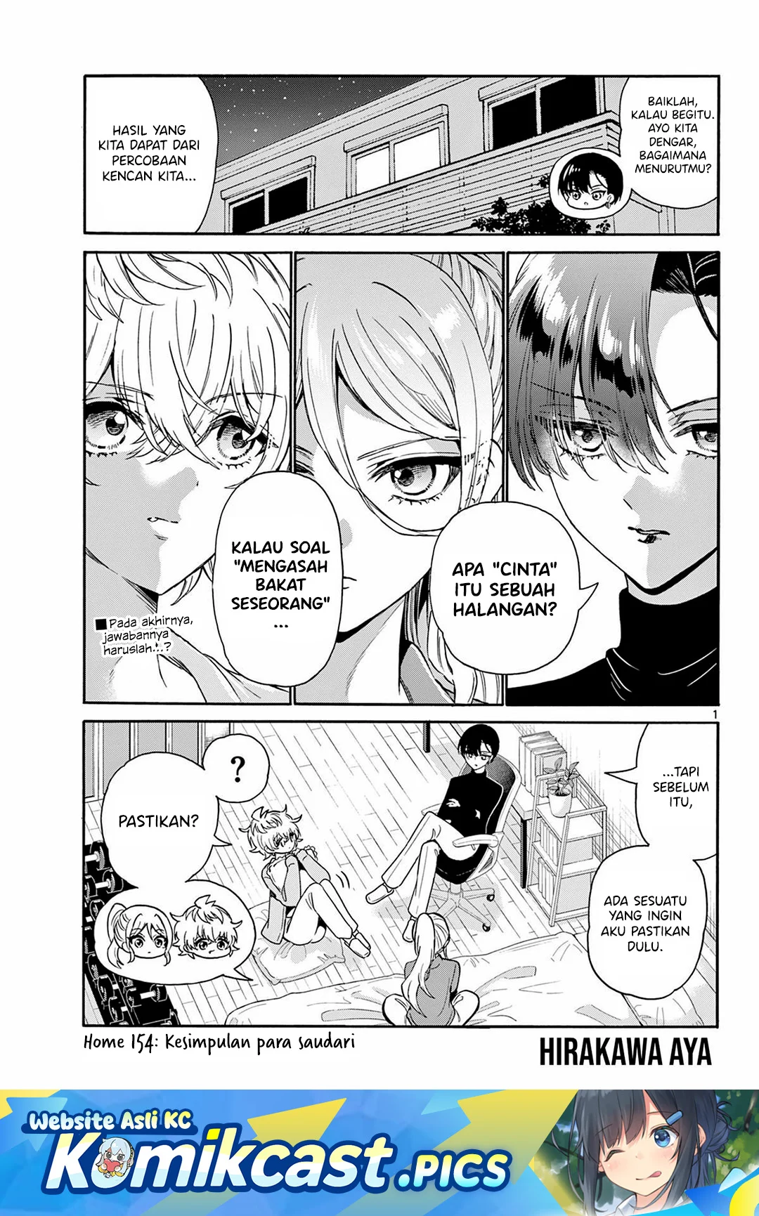 Komik Mikadono Sanshimai wa Angai, Choroi Chapter 154 gambar nomor 1