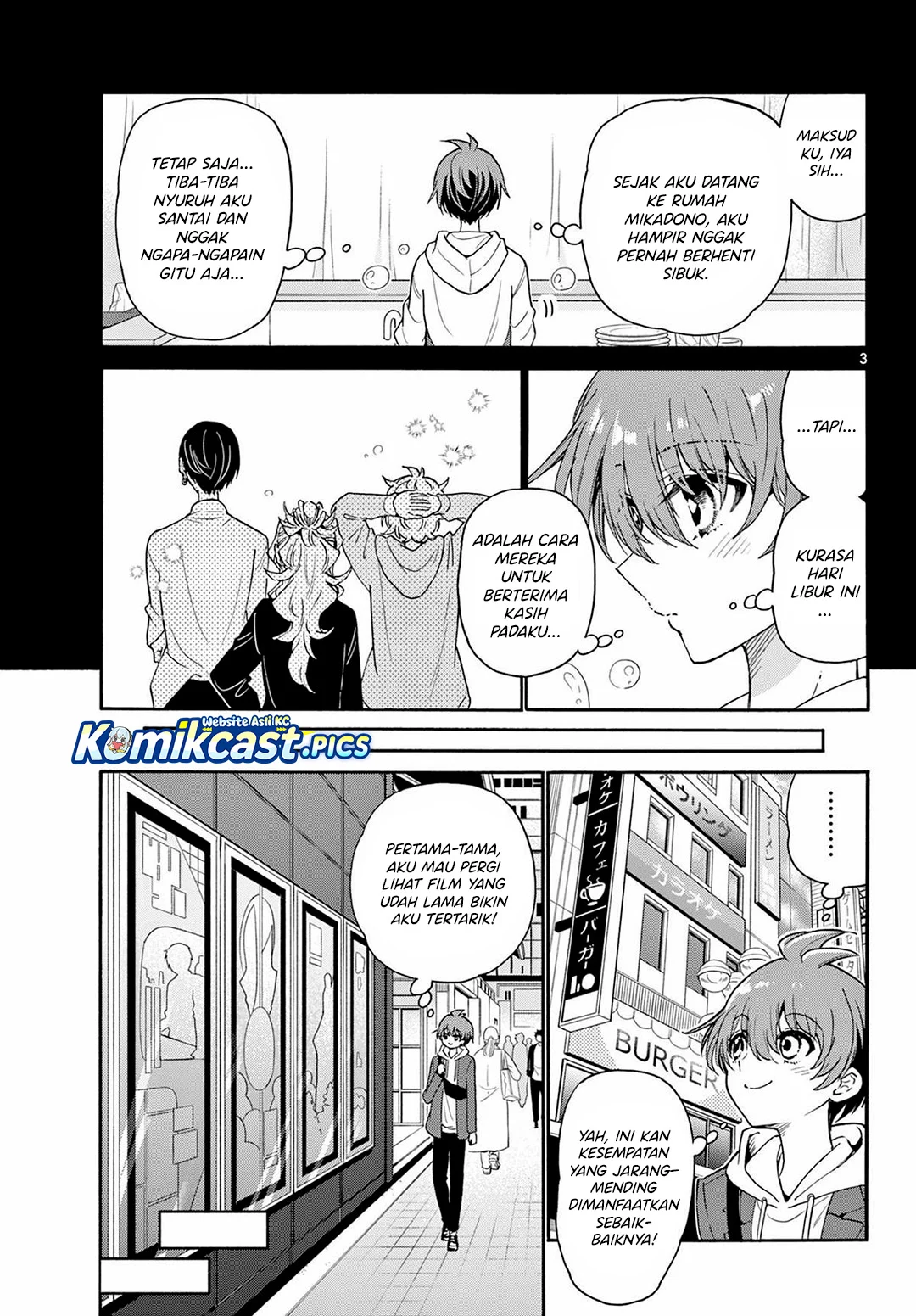 Mikadono Sanshimai wa Angai, Choroi Chapter 155 Gambar 3