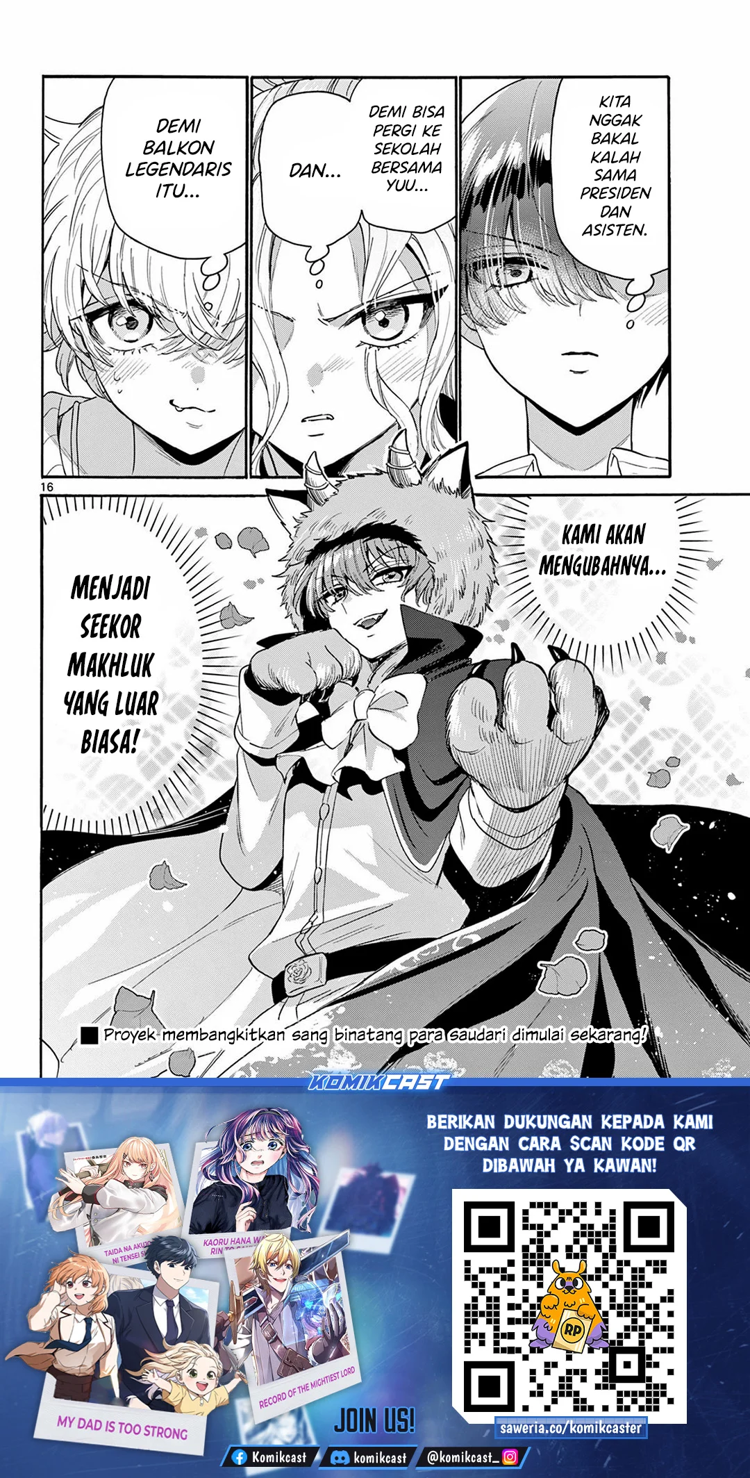 Mikadono Sanshimai wa Angai, Choroi Chapter 165 Gambar 16