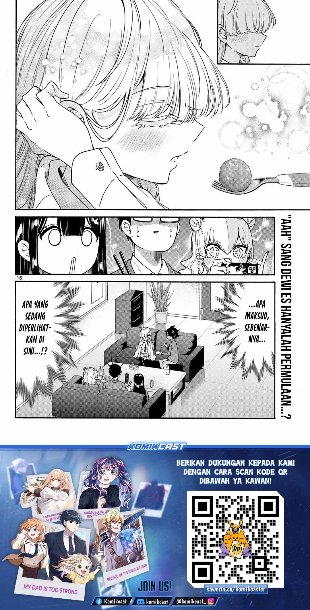 Mikadono Sanshimai wa Angai, Choroi Chapter 168 Gambar 16