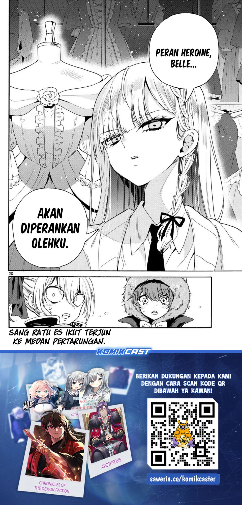 Mikadono Sanshimai wa Angai, Choroi Chapter 163 Gambar 20