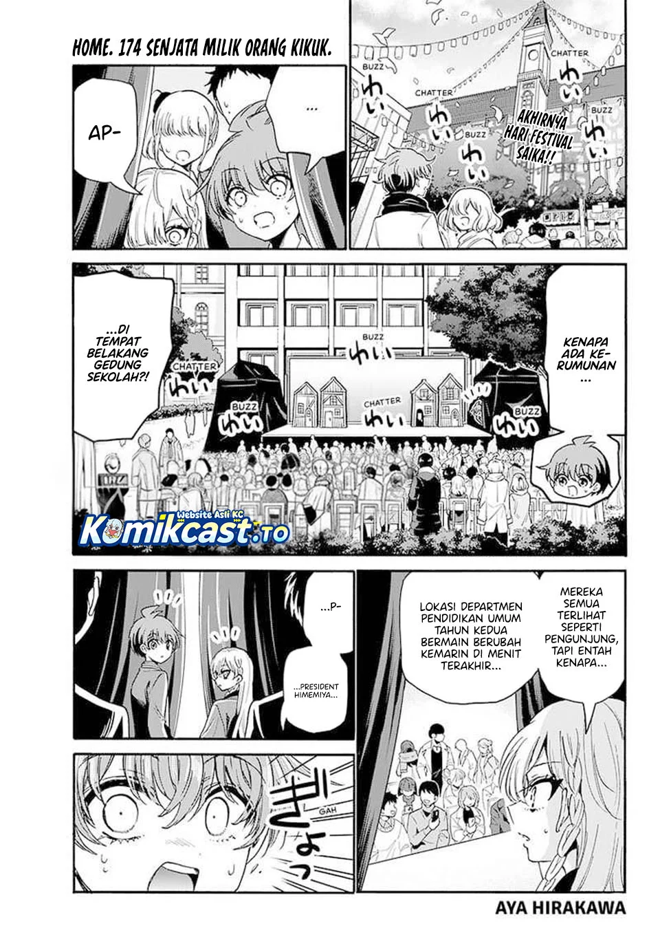 Manga Mikadono Sanshimai wa Angai, Choroi Chapter 174 gambar nomor 2