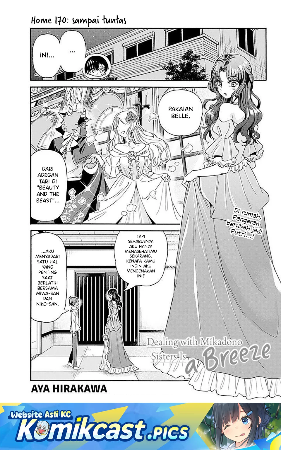 Komik Mikadono Sanshimai wa Angai, Choroi Chapter 170 gambar nomor 1