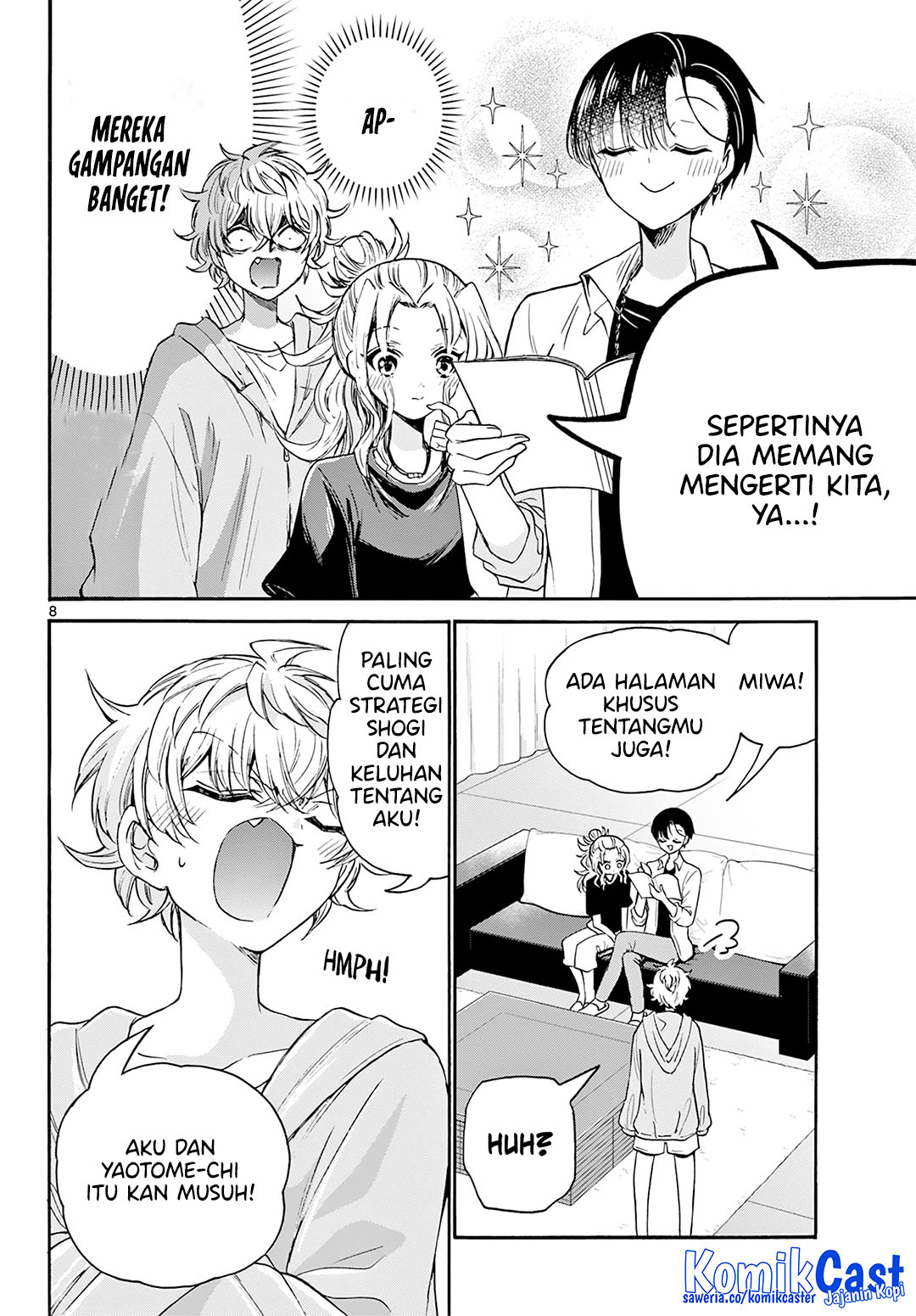 Mikadono Sanshimai wa Angai, Choroi Chapter 49 Gambar 8