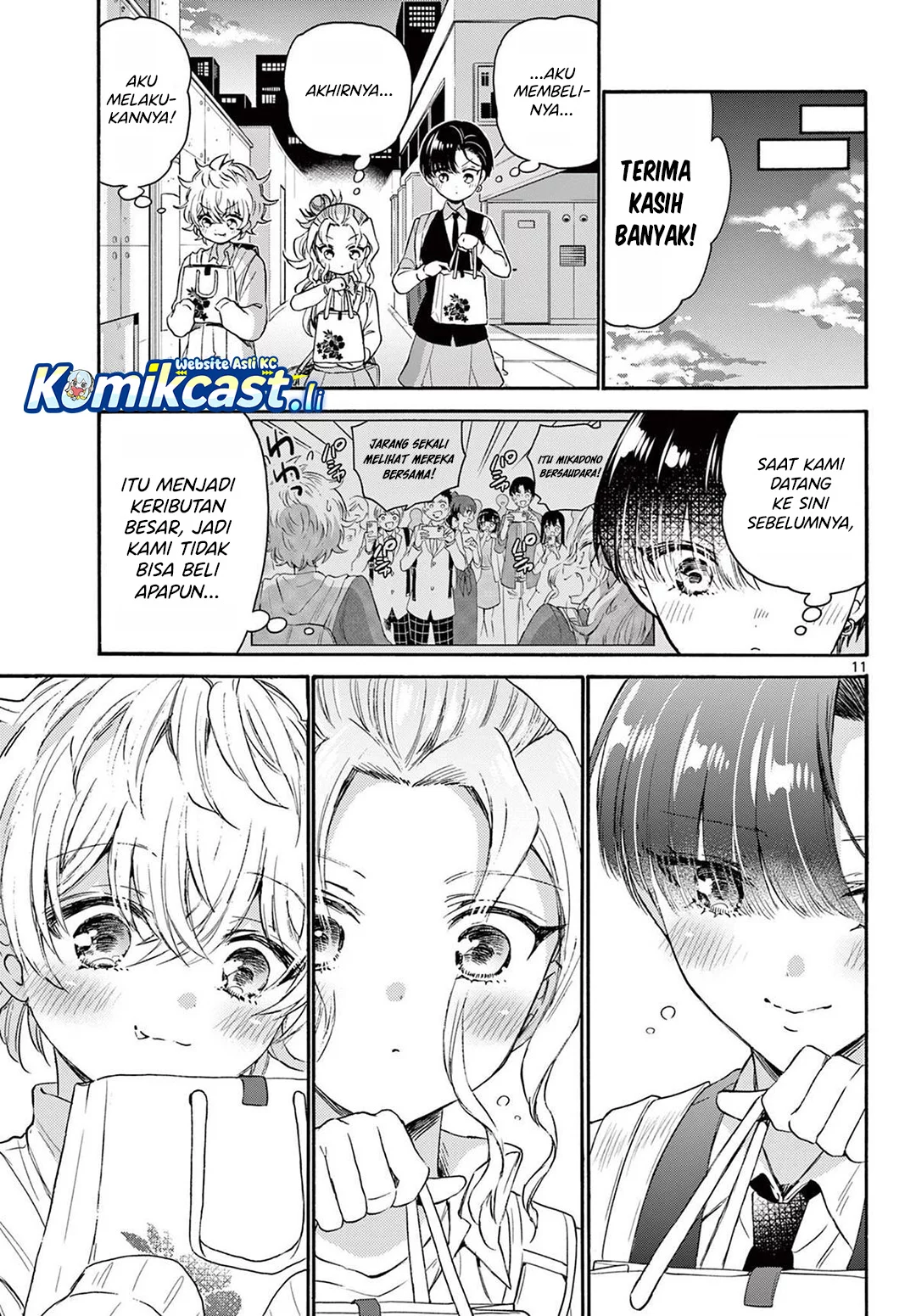 Mikadono Sanshimai wa Angai, Choroi Chapter 77 Gambar 11