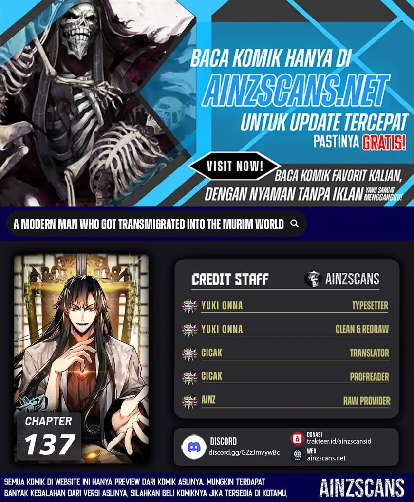 Komik Modern Man Who Fall Into Murim Chapter 137 gambar nomor 1