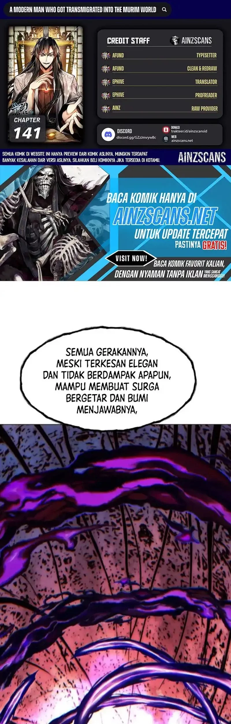 Komik Modern Man Who Fall Into Murim Chapter 141 gambar nomor 1