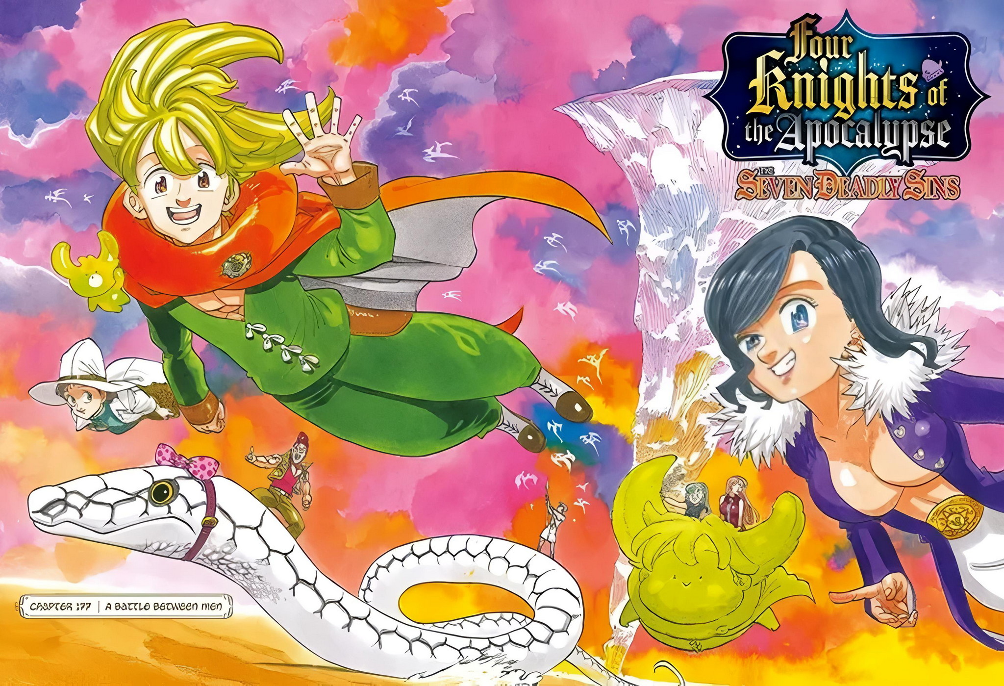 Manga Mokushiroku no Yonkishi Chapter 177 gambar nomor 2