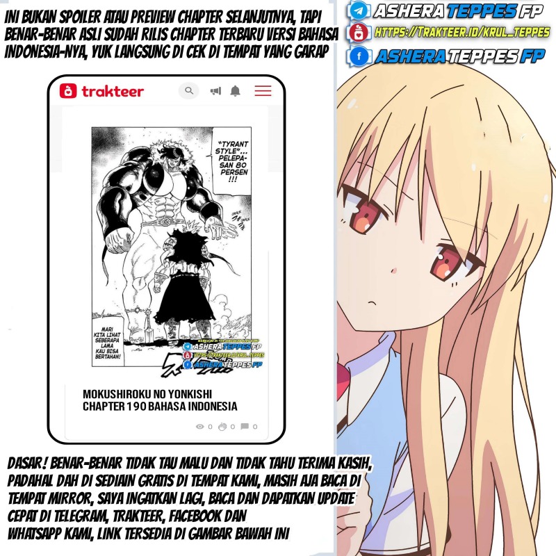 Mokushiroku no Yonkishi Chapter 185 Gambar 23