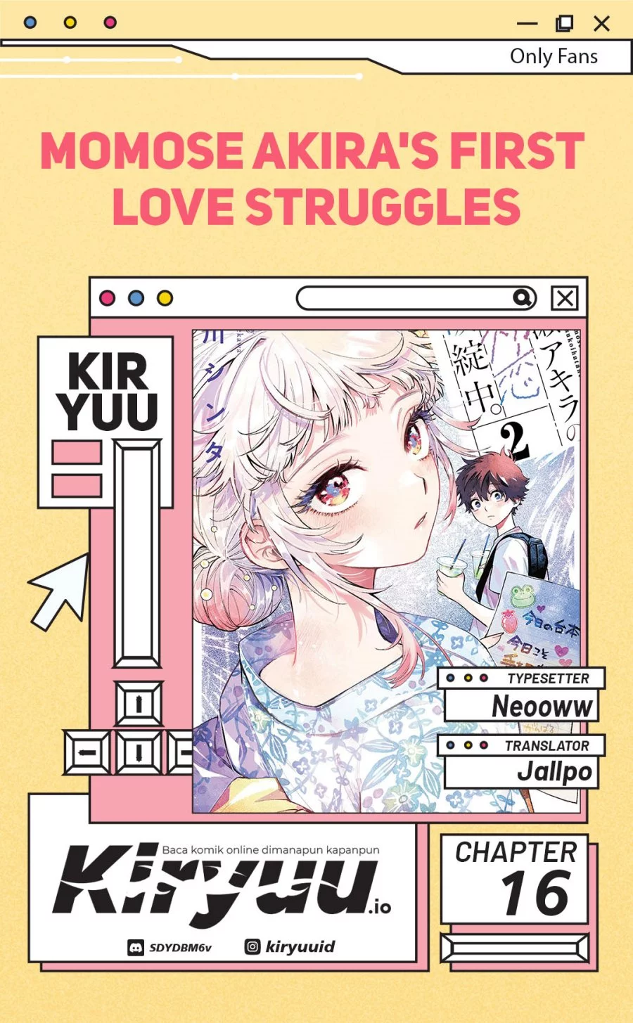 Komik Momose Akira no Hatsukoi Hatan-chuu. Chapter 16 gambar nomor 1