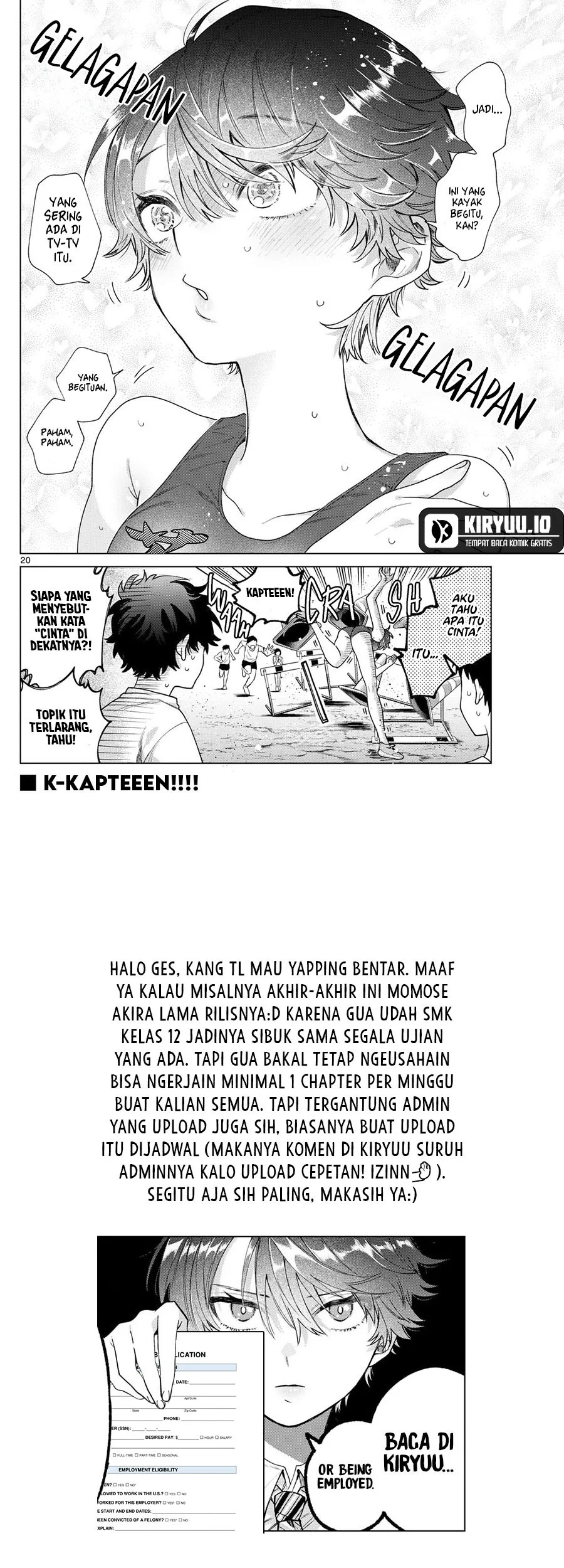 Momose Akira no Hatsukoi Hatan-chuu. Chapter 25 Gambar 21