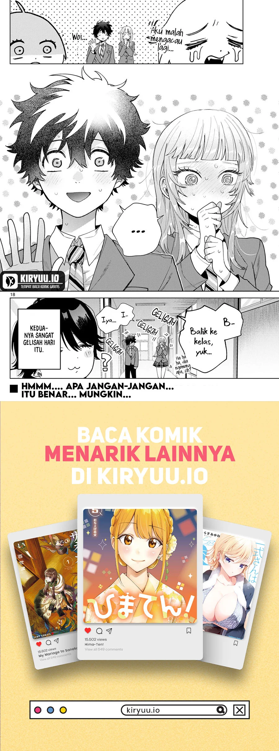 Momose Akira no Hatsukoi Hatan-chuu. Chapter 22 Gambar 19