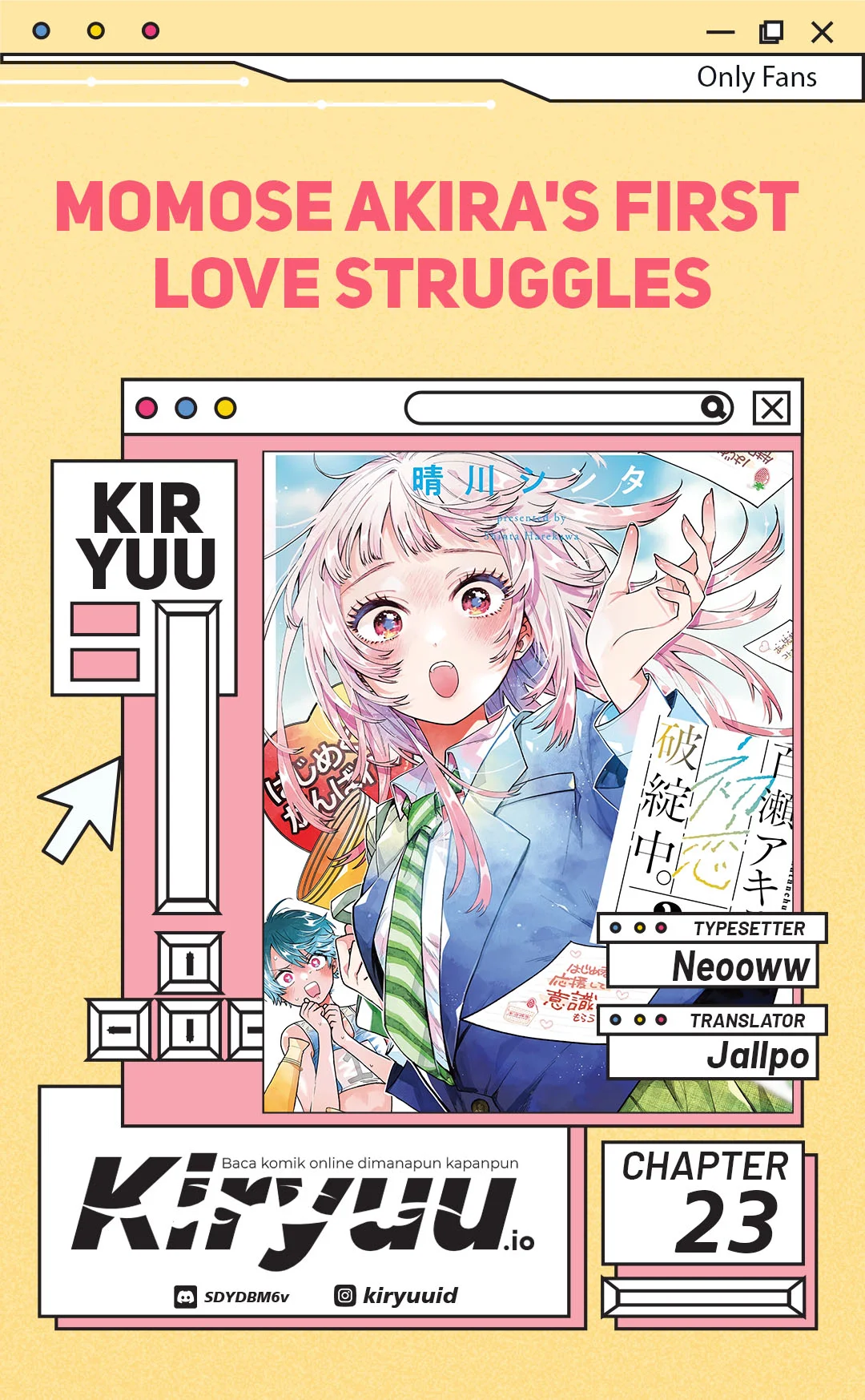 Komik Momose Akira no Hatsukoi Hatan-chuu. Chapter 23 gambar nomor 1