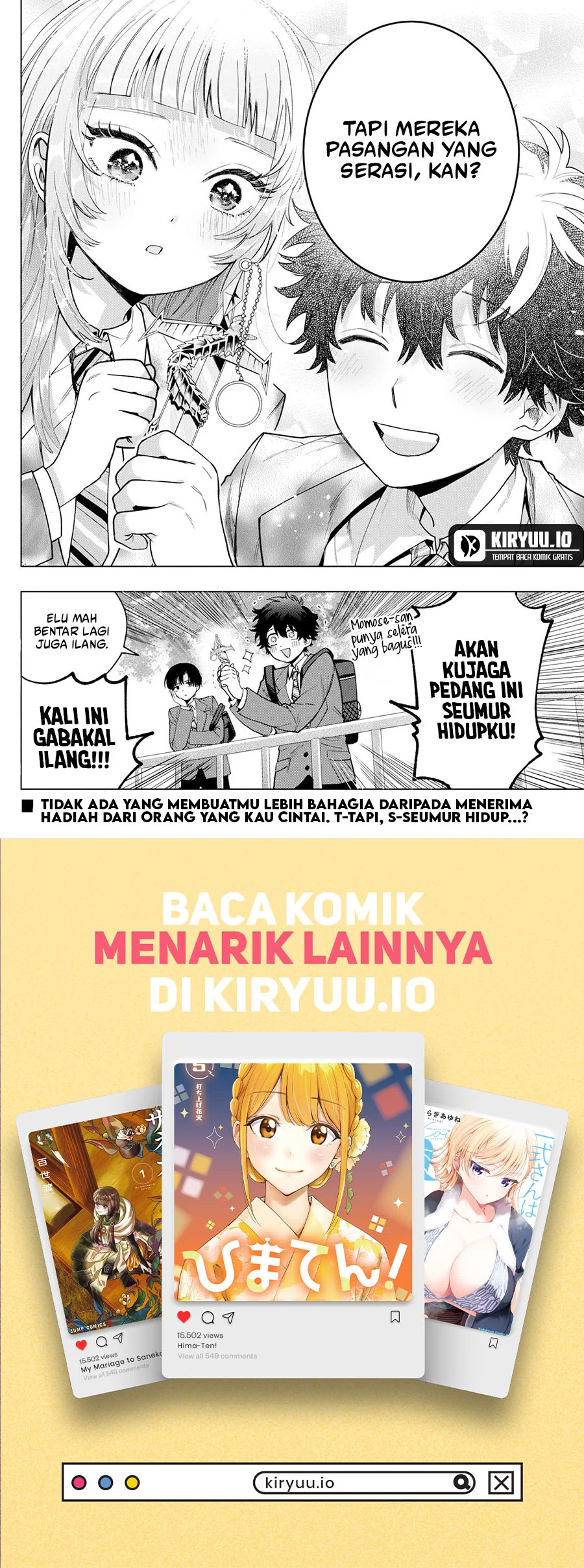 Momose Akira no Hatsukoi Hatan-chuu. Chapter 23 Gambar 19