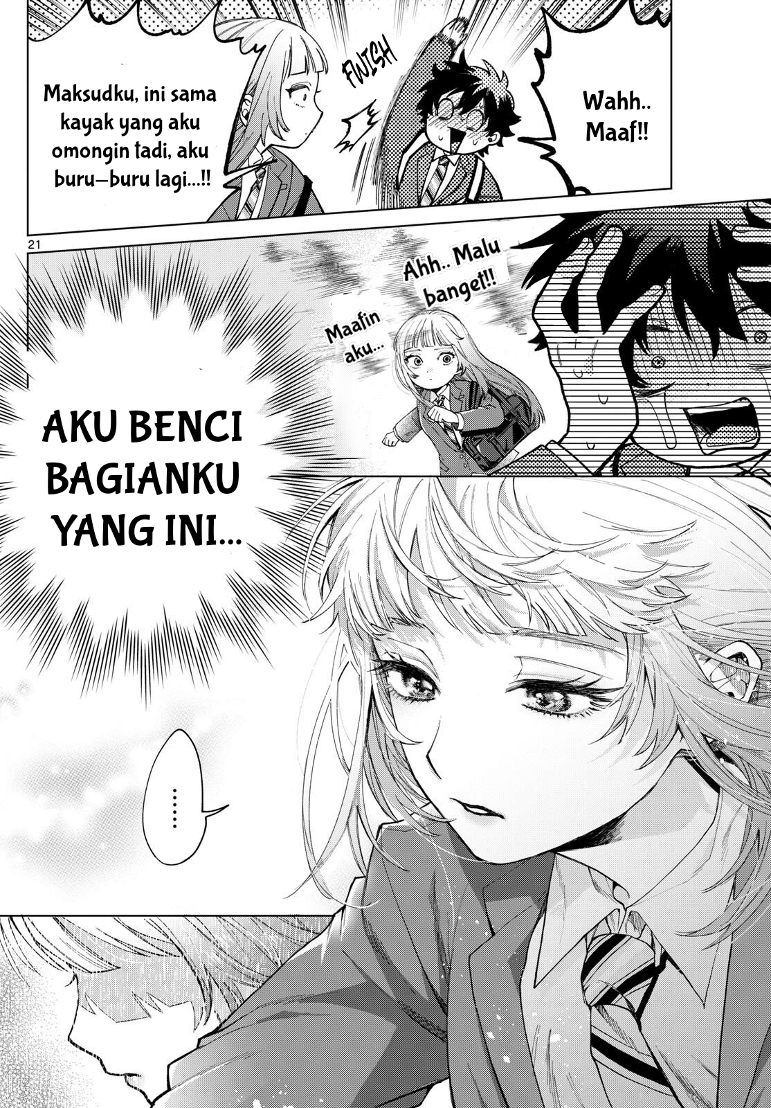 Momose Akira no Hatsukoi Hatan-chuu. Chapter 3 Gambar 22