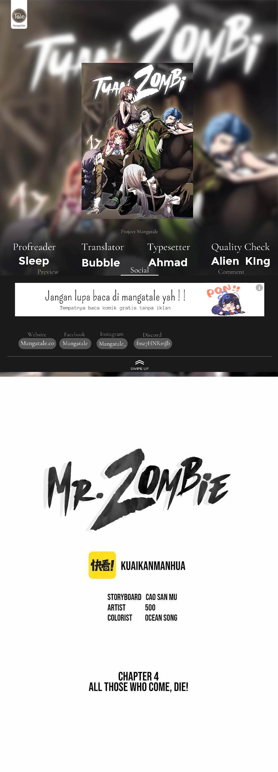Komik Mr. Zombie Chapter 04 gambar nomor 1