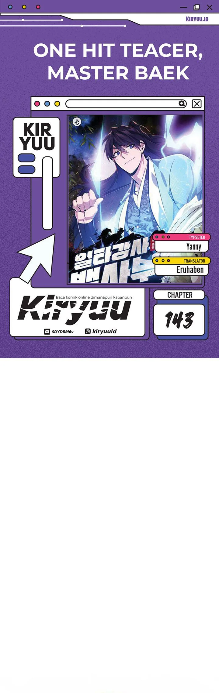 Komik Number One Star Instructor Master Baek Chapter 143 gambar nomor 1