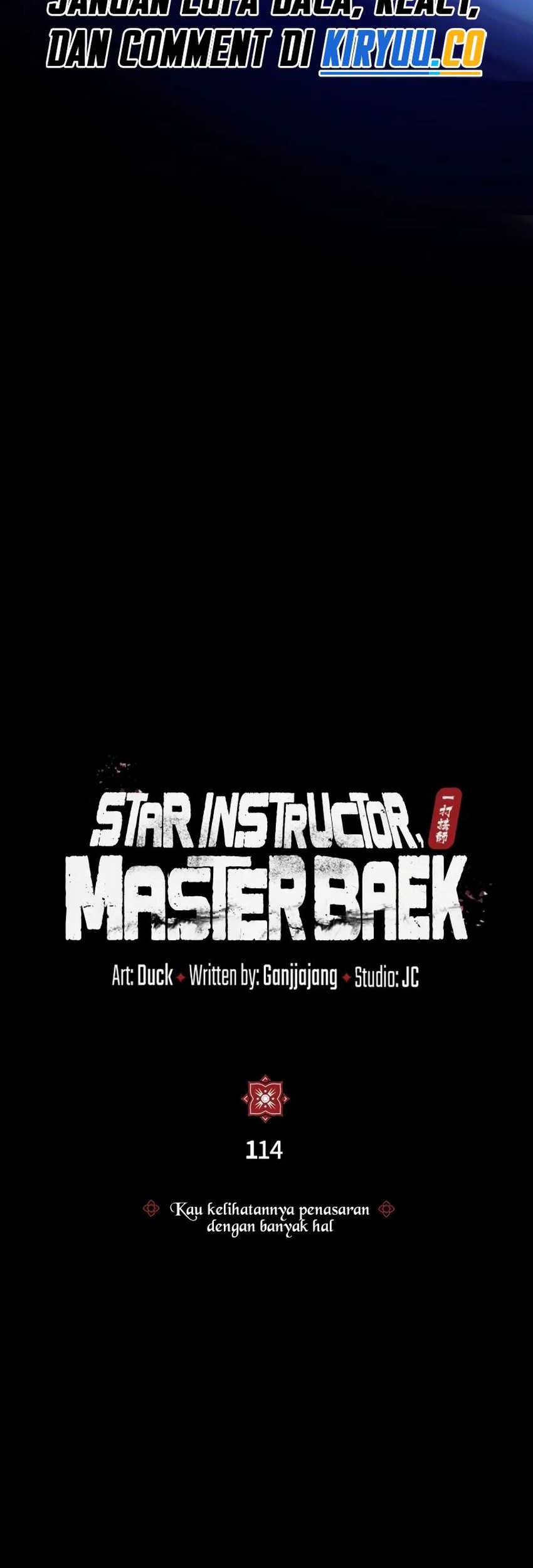 Number One Star Instructor Master Baek Chapter 114 Gambar 4
