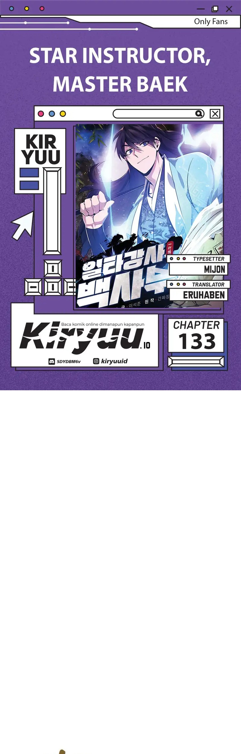 Komik Number One Star Instructor Master Baek Chapter 133 gambar nomor 1