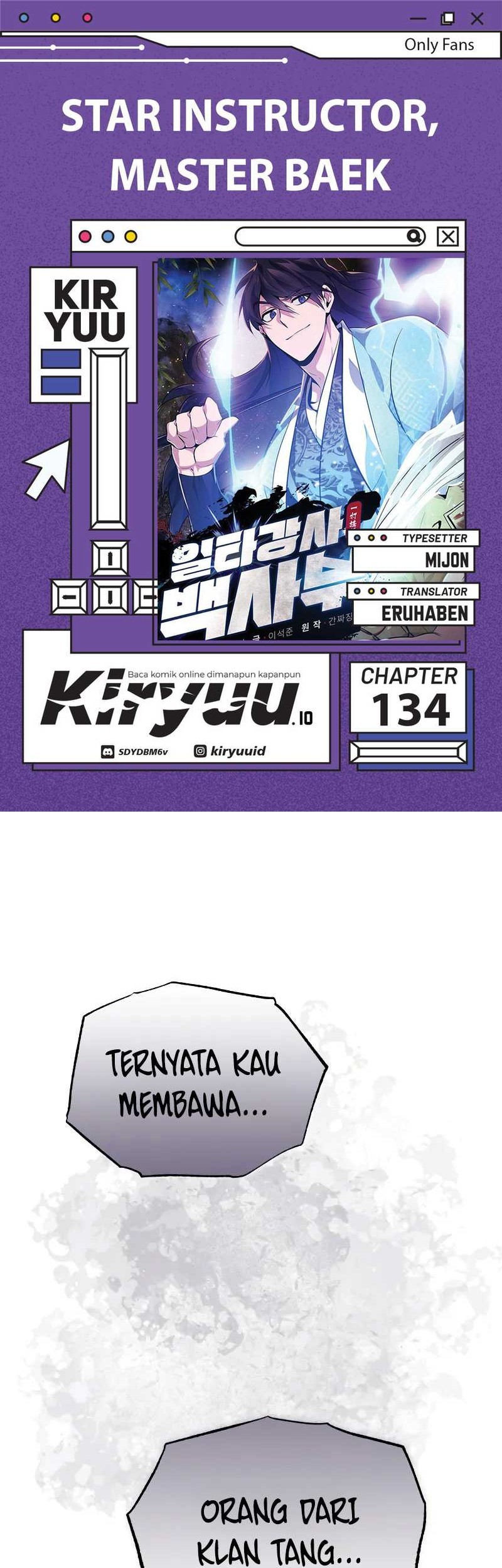 Komik Number One Star Instructor Master Baek Chapter 134 gambar nomor 1