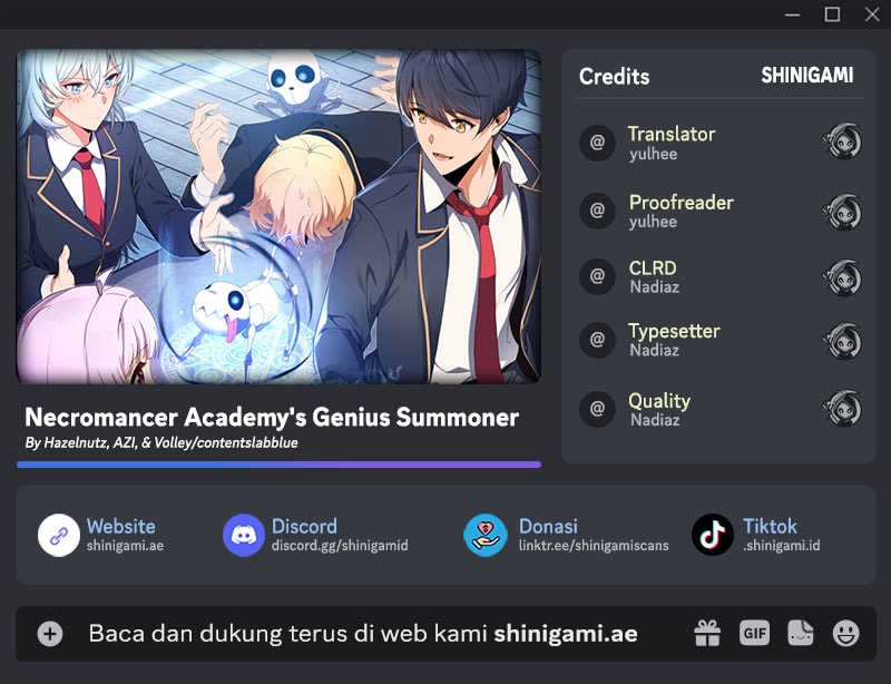 Komik Necromancer Academy’s Genius Summoner Chapter 167 gambar nomor 1