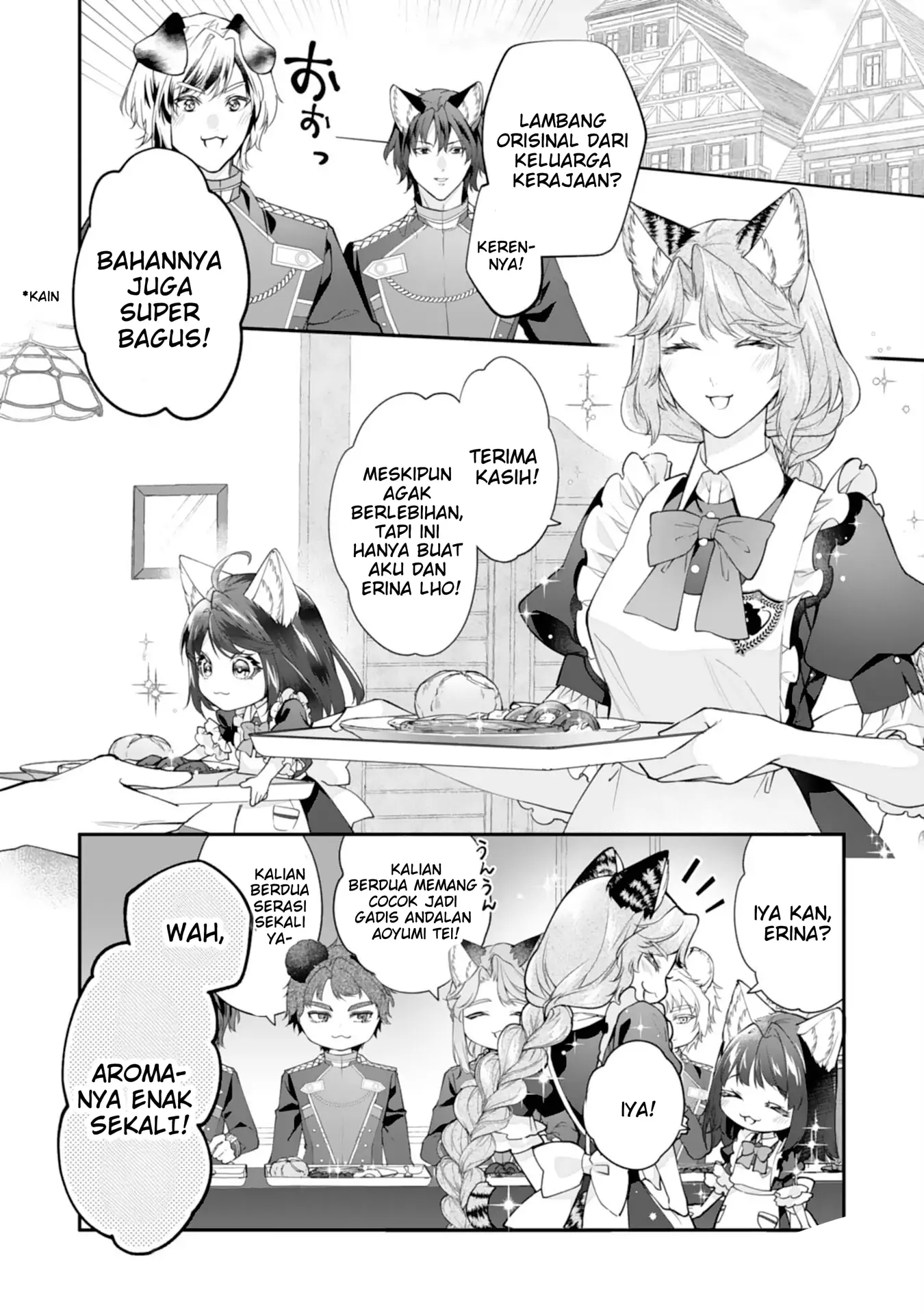 Manga Neko Neko Youjo no Aijou Gohan ~Isekai de Mofumofu-tachi ni Ryouri wo Tsukurimasu!~ Chapter 12 gambar nomor 2