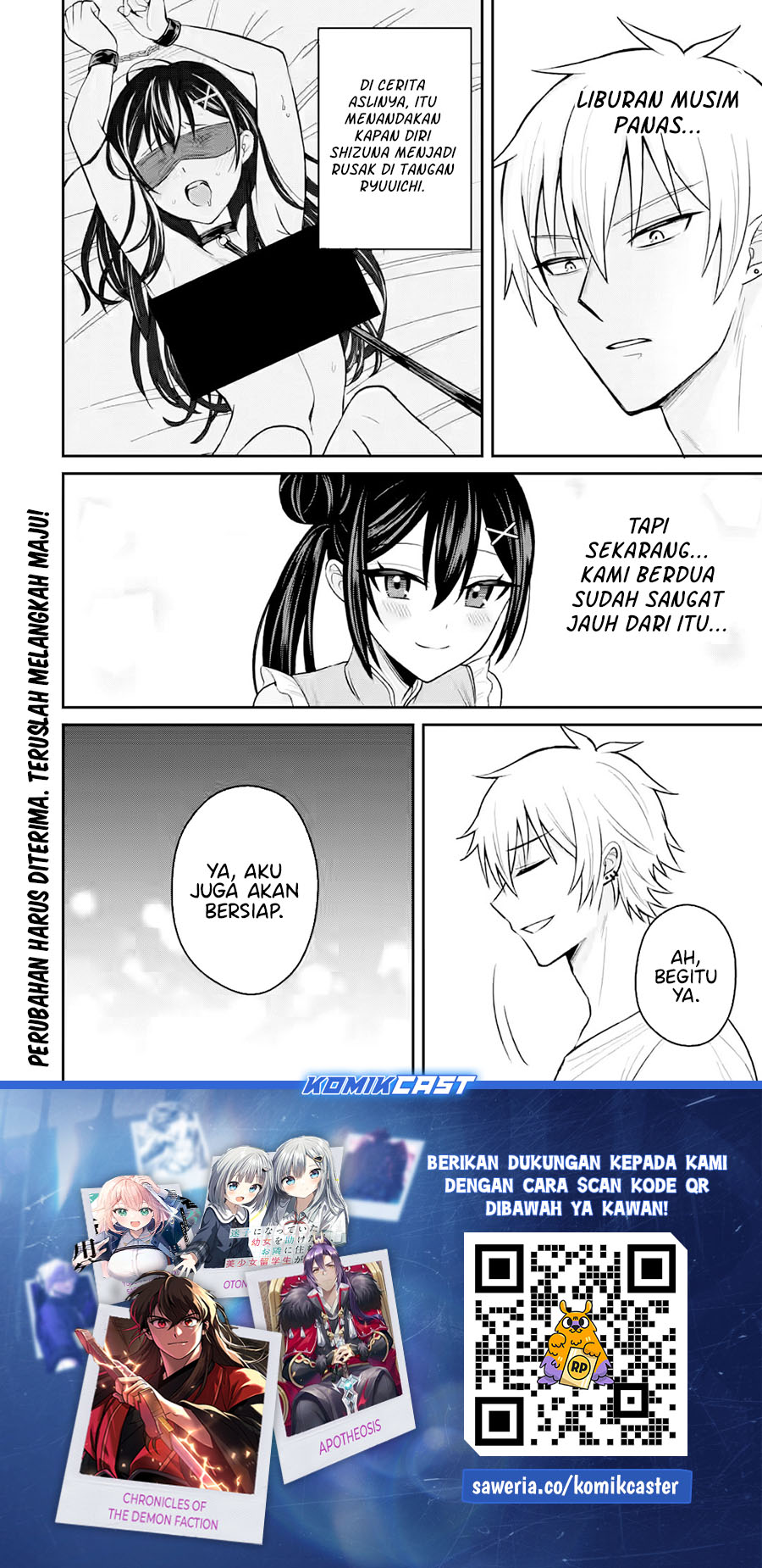 Netorare Manga no Kuzu Otoko ni Tensei Shitaa Hazu ga Heroine ga Yottekuru Ken Chapter 17 Gambar 32