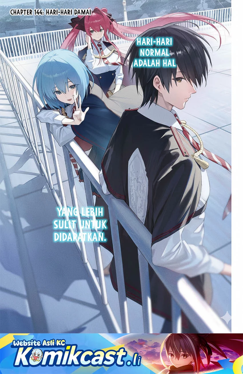 Komik Ouritsu Mahou Gakuen no Saikasei: Slum Agari no Saikyou Mahoushi, Kizoku darake no Gakuen de Musou suru Chapter 144 gambar nomor 1