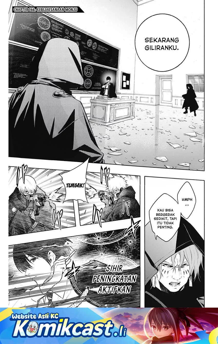 Komik Ouritsu Mahou Gakuen no Saikasei: Slum Agari no Saikyou Mahoushi, Kizoku darake no Gakuen de Musou suru Chapter 146 gambar nomor 1