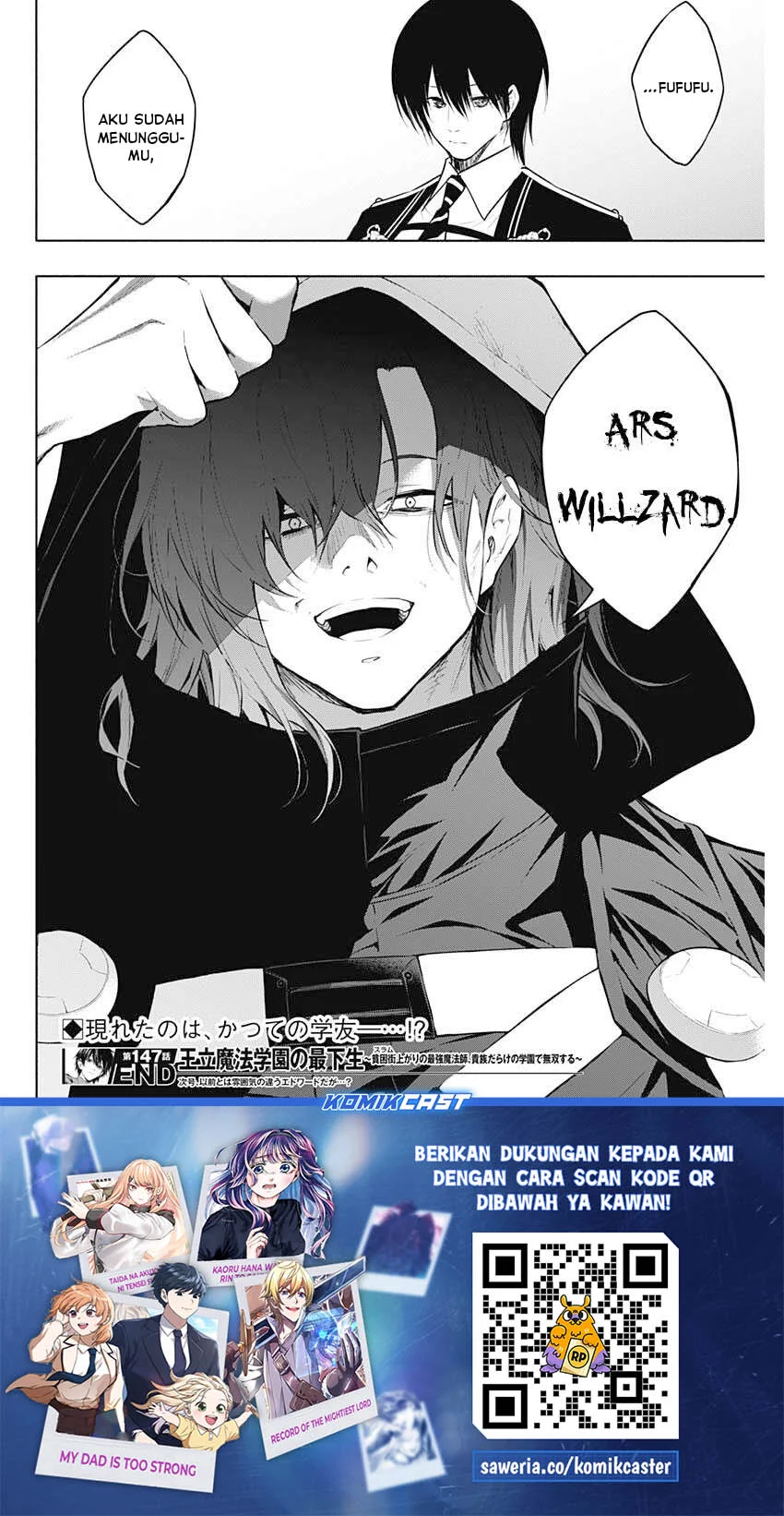 Ouritsu Mahou Gakuen no Saikasei: Slum Agari no Saikyou Mahoushi, Kizoku darake no Gakuen de Musou suru Chapter 147 Gambar 18