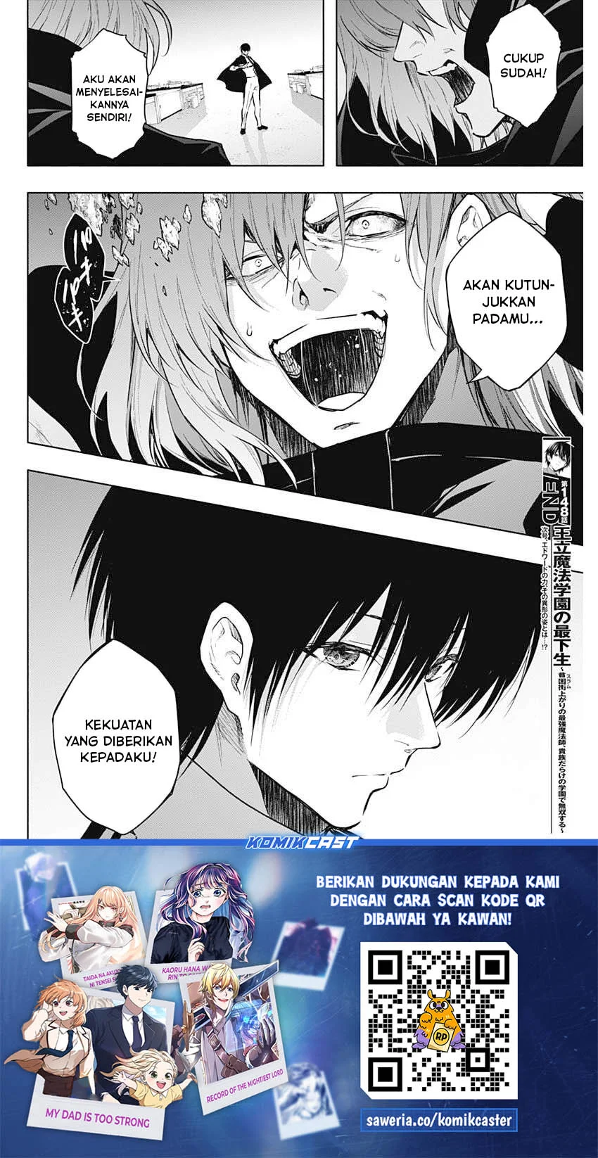 Ouritsu Mahou Gakuen no Saikasei: Slum Agari no Saikyou Mahoushi, Kizoku darake no Gakuen de Musou suru Chapter 148 Gambar 19