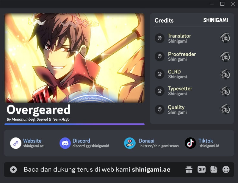 Komik Overgeared Chapter 277 gambar nomor 1