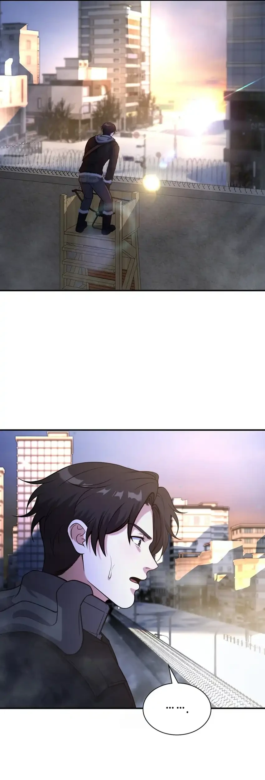 Office Worker in the Ice Age Apocalypse Chapter 37 Gambar 55