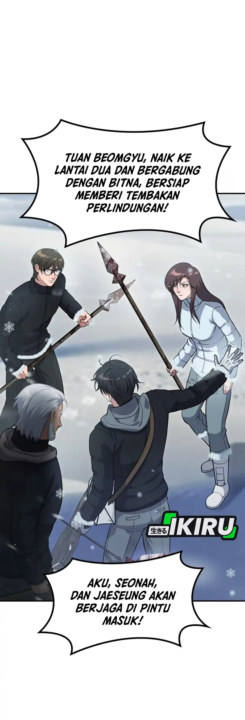 Office Worker in the Ice Age Apocalypse Chapter 37 Gambar 65