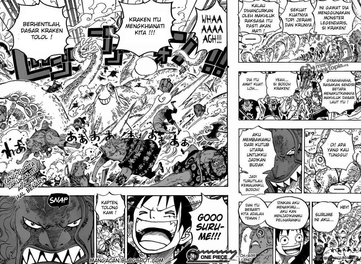 One Piece Chapter 635 Gambar 18