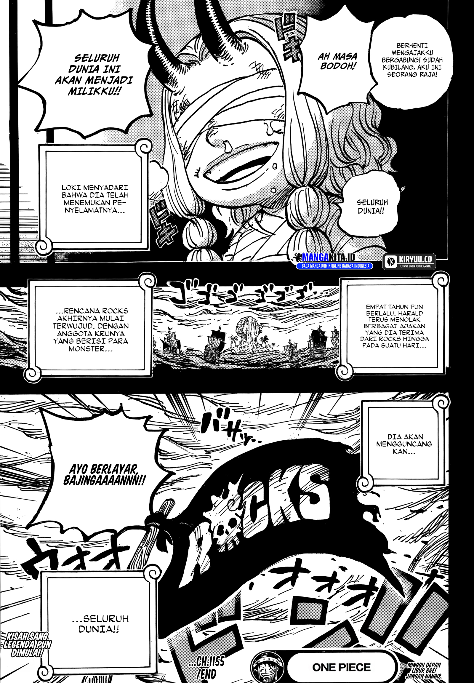 One Piece Chapter 1155 Gambar 14