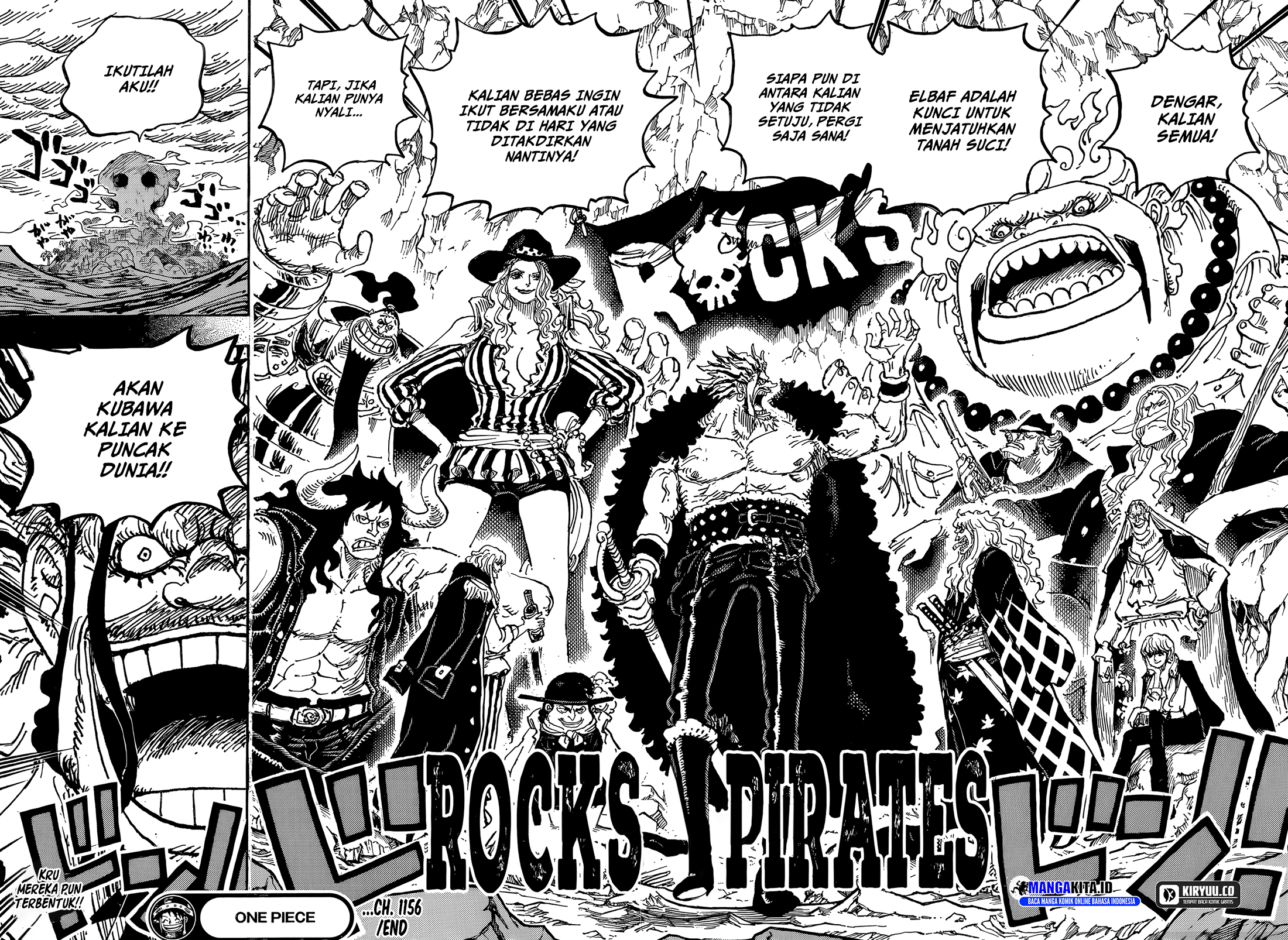 One Piece Chapter 1156 Gambar 15