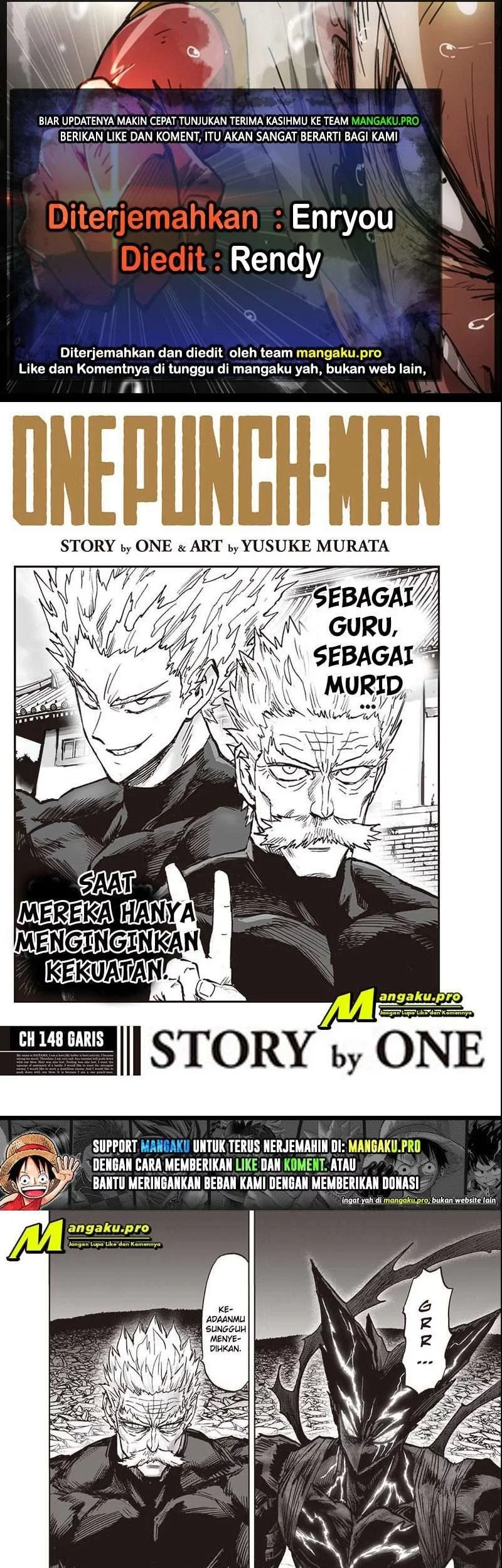 Komik One Punch Man Chapter 196 gambar nomor 1