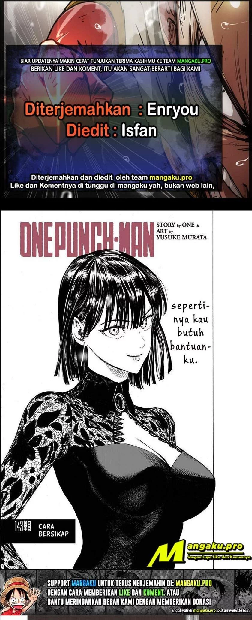 Komik One Punch Man Chapter 190 gambar nomor 1