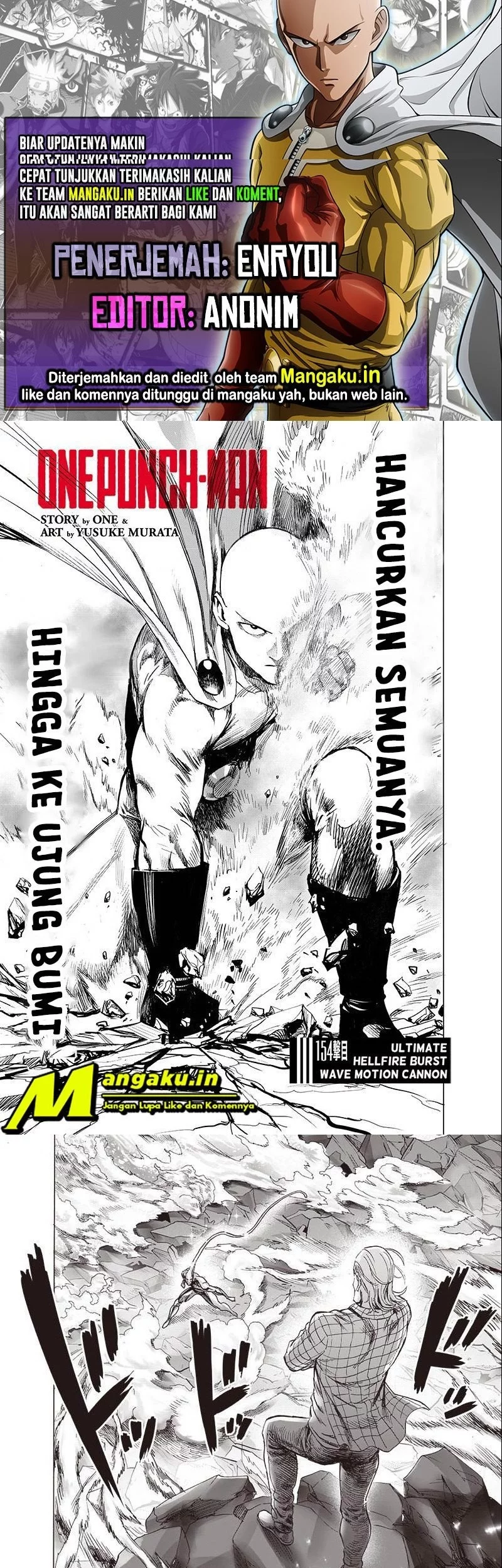 Komik One Punch Man Chapter 202 gambar nomor 1