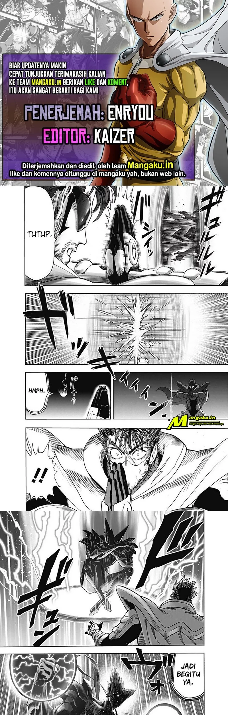 Komik One Punch Man Chapter 214.2 gambar nomor 1