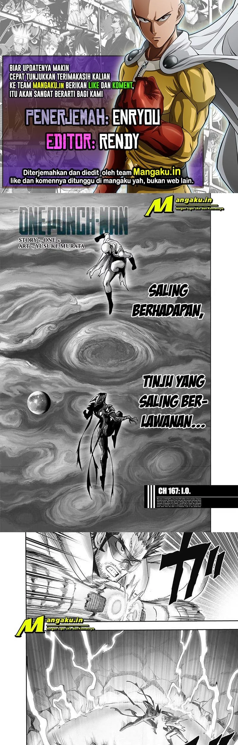 Komik One Punch Man Chapter 215.1 gambar nomor 1