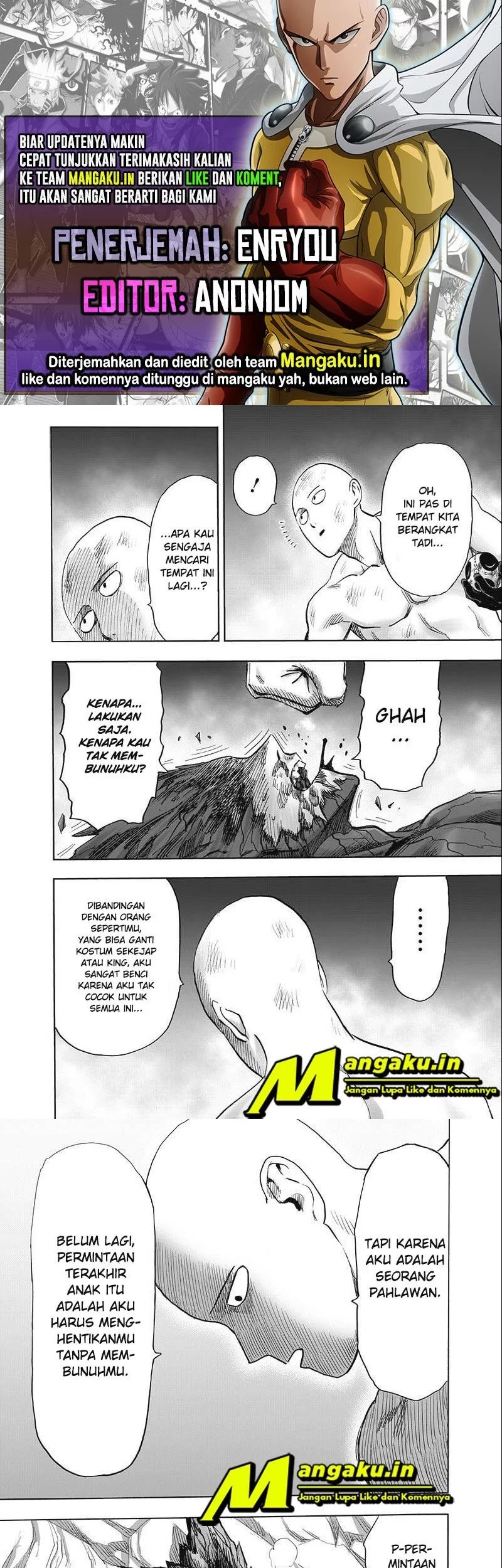 Komik One Punch Man Chapter 216.2 gambar nomor 1