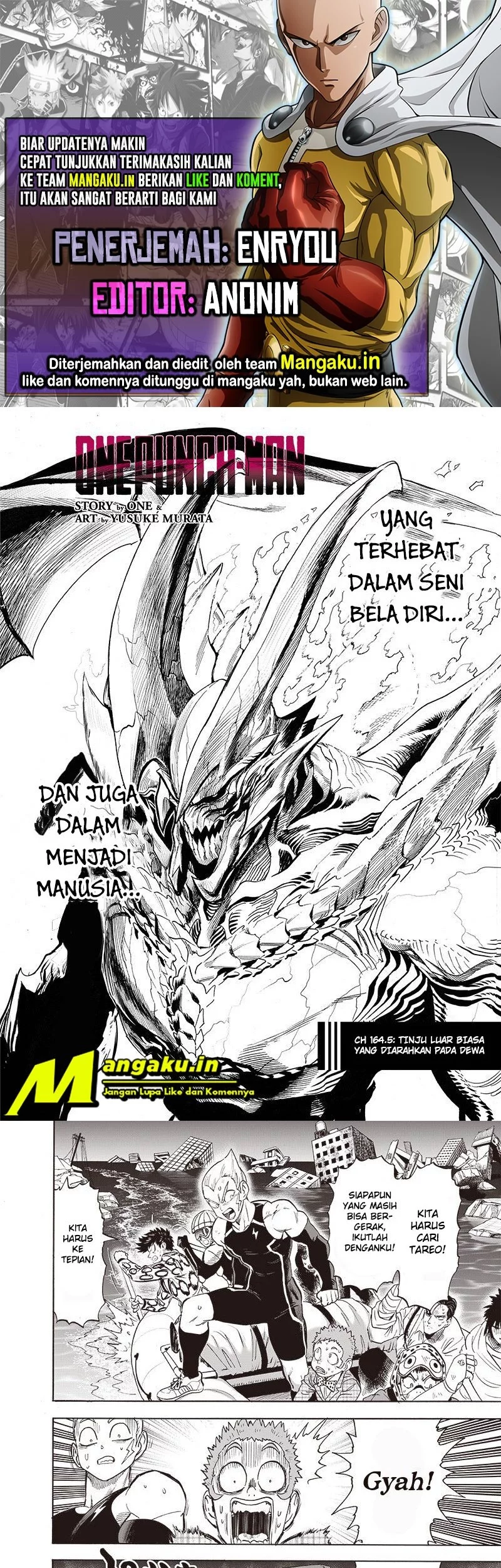 Komik One Punch Man Chapter 212.5 gambar nomor 1