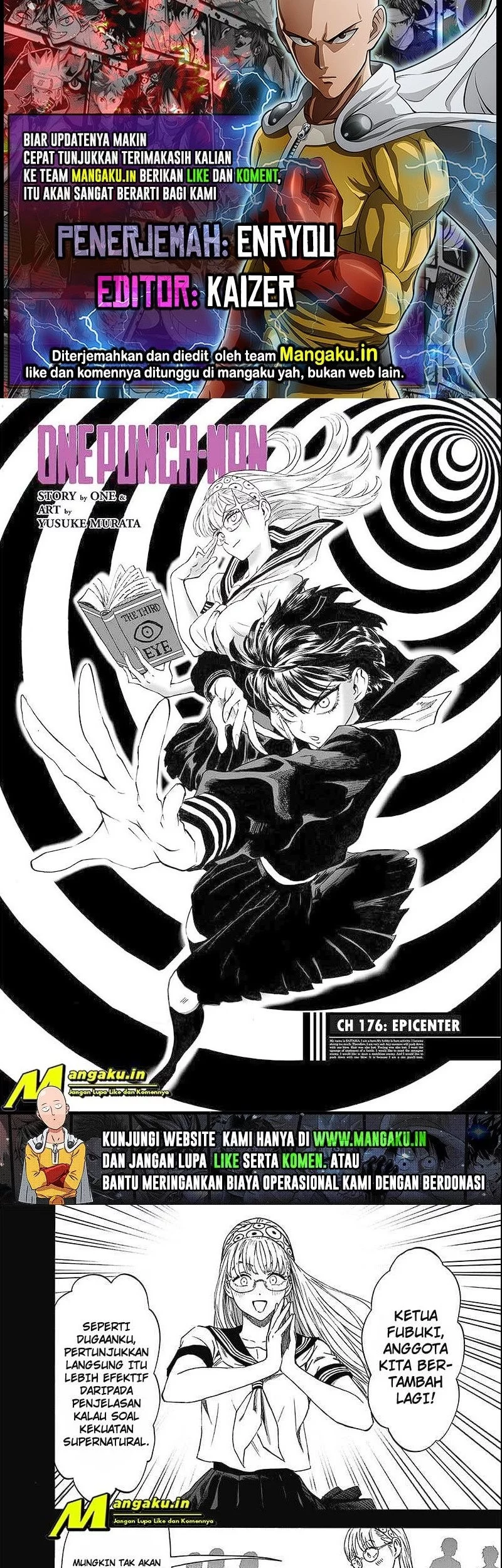 Komik One Punch Man Chapter 224 gambar nomor 1